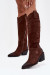 Čižmy na vysokom opätku model 219399 Step in style Čižmy na vysokom opätku model 219399 Step in style