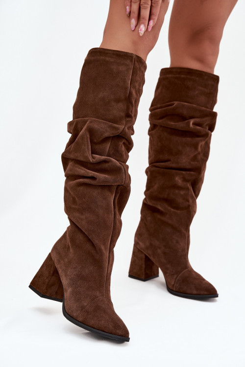 Čižmy na vysokom opätku model 219401 Step in style