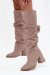 Čižmy na vysokom opätku model 219403 Step in style Čižmy na vysokom opätku model 219403 Step in style