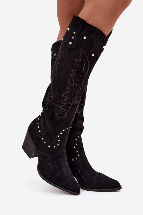 Čižmy na vysokom opätku model 219859 Step in style