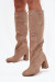 Čižmy na vysokom opätku model 219861 Step in style Čižmy na vysokom opätku model 219861 Step in style