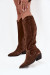 Čižmy na vysokom opätku model 220211 Step in style Čižmy na vysokom opätku model 220211 Step in style