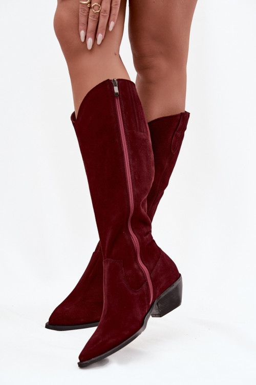 Čižmy na vysokom opätku model 220212 Step in style