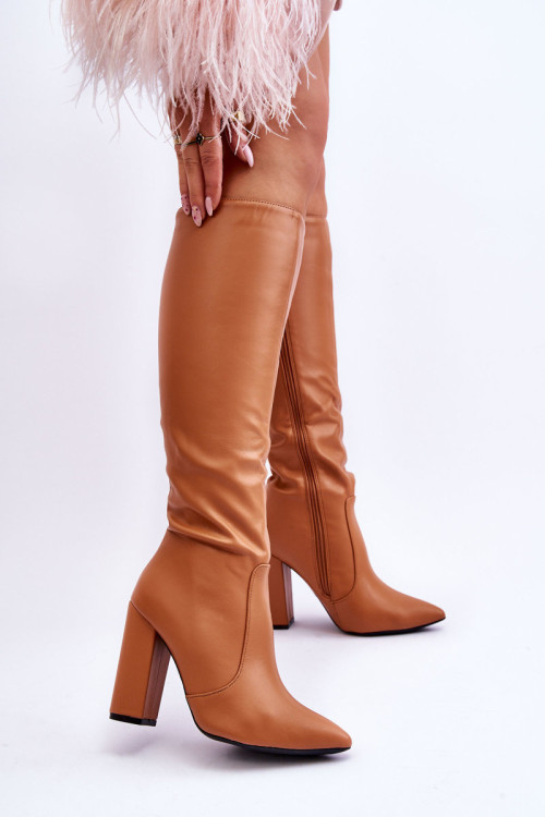 Čižmy na vysokom opätku model 220513 Step in style