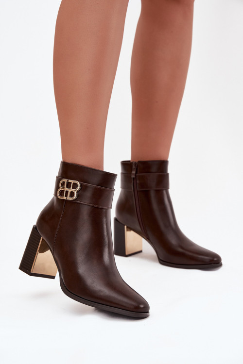Topánky na opätku model 220693 Step in style