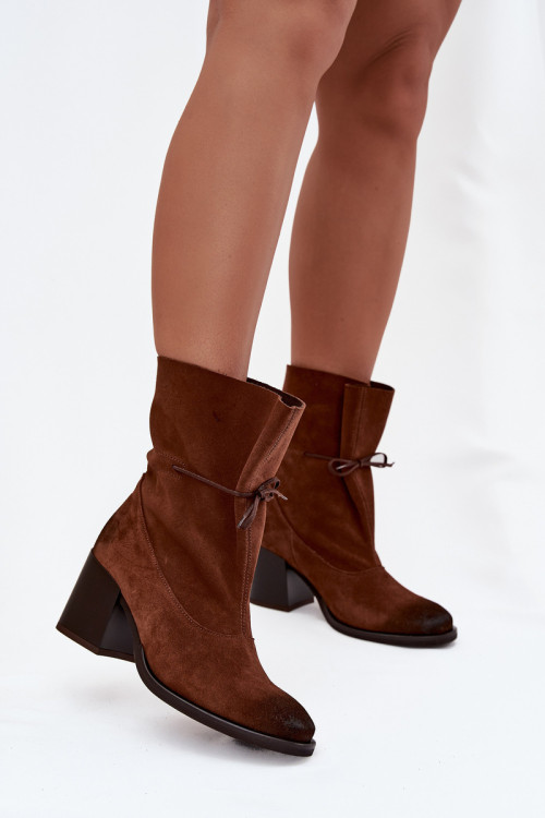 Topánky na opätku model 220703 Step in style