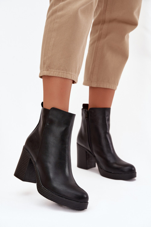 Topánky na opätku model 220709 Step in style