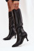 Čižmy na vysokom opätku model 220724 Step in style Čižmy na vysokom opätku model 220724 Step in style