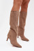 Čižmy na vysokom opätku model 221146 Step in style Čižmy na vysokom opätku model 221146 Step in style