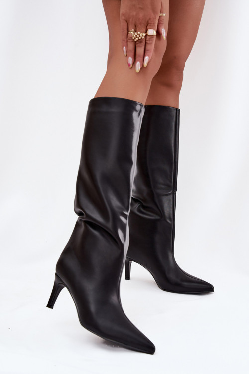 Čižmy na vysokom opätku model 221148 Step in style