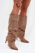 Čižmy na vysokom opätku model 221153 Step in style Čižmy na vysokom opätku model 221153 Step in style