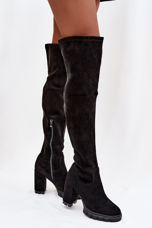 Čižmy na vysokom opätku model 221155 Step in style