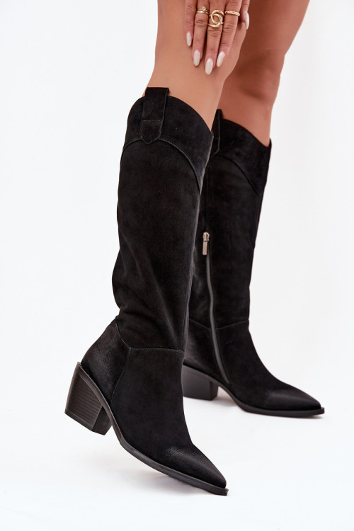 Čižmy na vysokom opätku model 221160 Step in style
