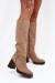 Čižmy na vysokom opätku model 221526 Step in style Čižmy na vysokom opätku model 221526 Step in style
