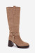 Čižmy na vysokom opätku model 221526 Step in style Čižmy na vysokom opätku model 221526 Step in style