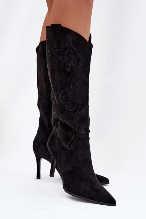 Čižmy na vysokom opätku model 221906 Step in style