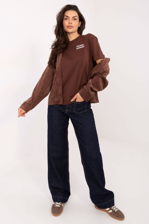 Tričko s dlhým rukávom model 222387 Sublevel