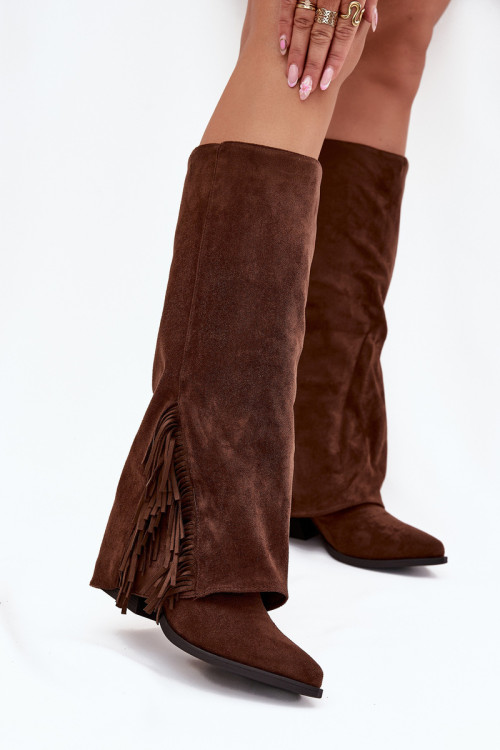 Čižmy na vysokom opätku model 222537 Step in style