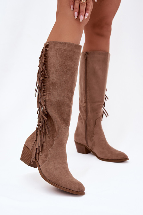 Čižmy na vysokom opätku model 223001 Step in style