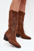 Čižmy na vysokom opätku model 223007 Step in style Čižmy na vysokom opätku model 223007 Step in style