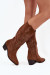 Čižmy na vysokom opätku model 223007 Step in style Čižmy na vysokom opätku model 223007 Step in style