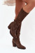Čižmy na vysokom opätku model 223008 Step in style Čižmy na vysokom opätku model 223008 Step in style