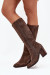 Čižmy na vysokom opätku model 223008 Step in style Čižmy na vysokom opätku model 223008 Step in style
