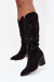 Čižmy na vysokom opätku model 223005 Step in style Čižmy na vysokom opätku model 223005 Step in style
