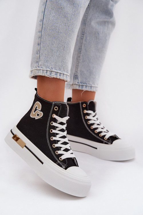 Tenisky na platforme model 223602 Step in style
