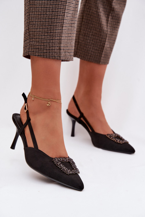 Sandále na opätkoch model 224464 Step in style
