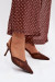 Sandále na opätkoch model 224494 Step in style Sandále na opätkoch model 224494 Step in style