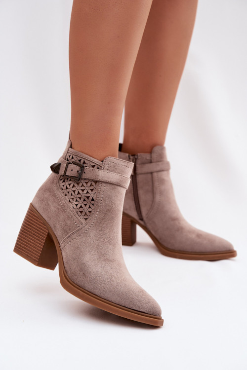 Topánky na opätku model 224702 Step in style