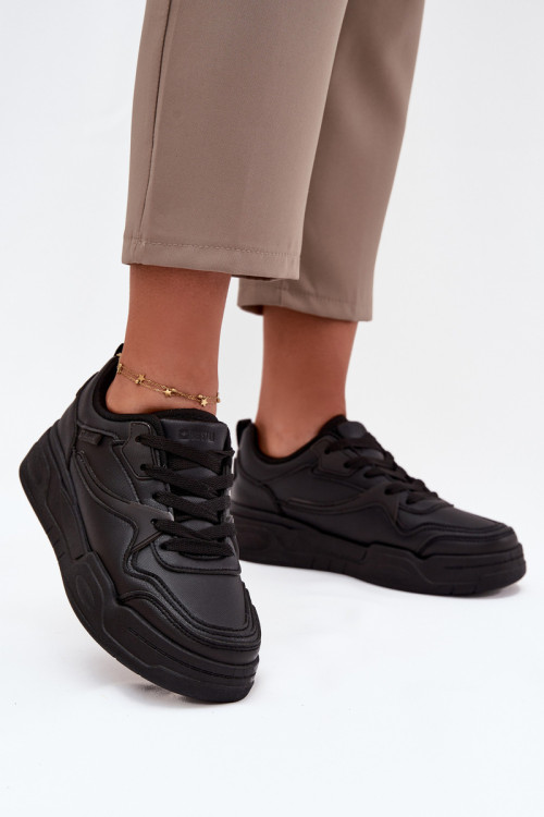 Športové topánky na platforme model 224932 Step in style