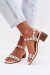 Sandále na opätkoch model 225111 Step in style Sandále na opätkoch model 225111 Step in style