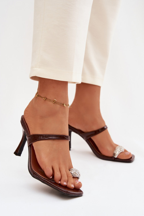 Klapky na opätku model 225134 Step in style