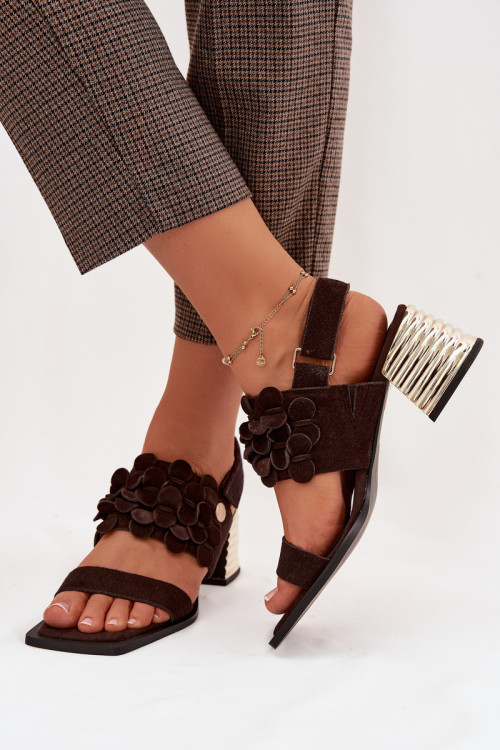 Sandále na opätkoch model 225347 Step in style