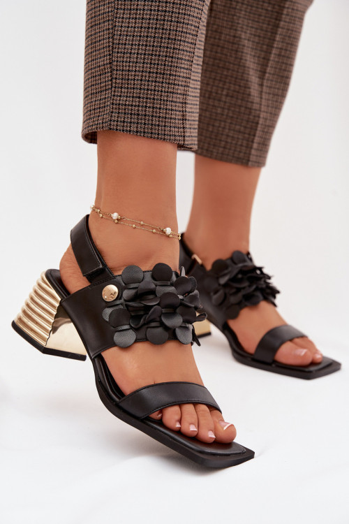 Sandále na opätkoch model 225348 Step in style