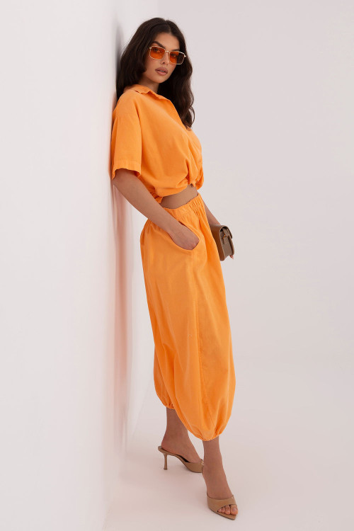 zamatové nohavice model 226228 Italy Moda