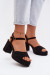 Sandále na opätkoch model 226333 Step in style