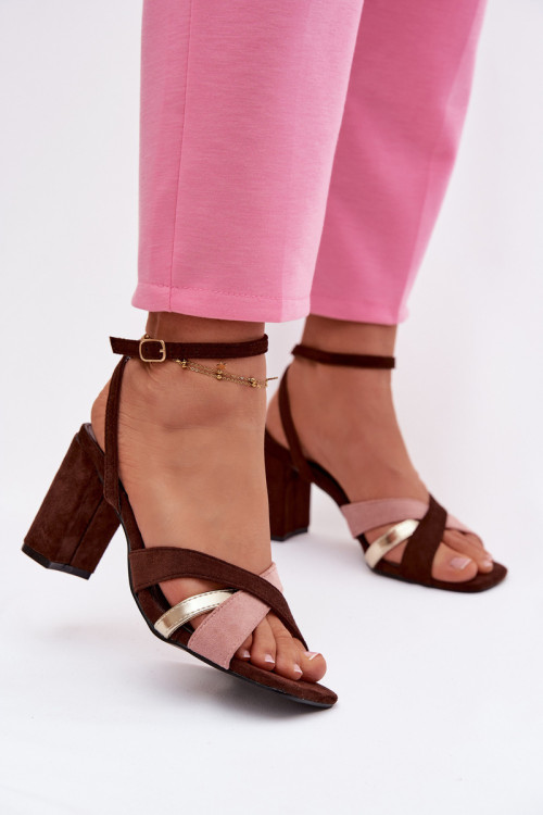 Sandále na opätkoch model 226335 Step in style