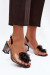 Sandále na opätkoch model 226341 Step in style