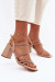 Sandále na opätkoch model 226326 Step in style