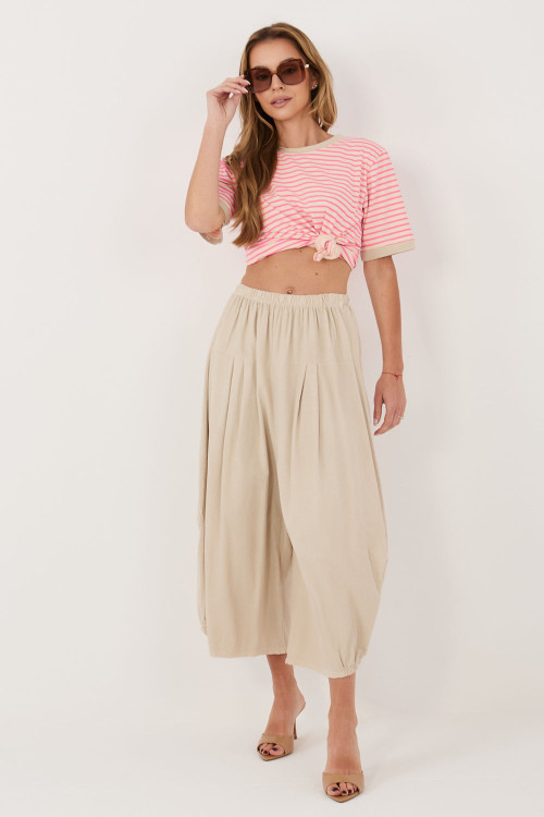 zamatové nohavice model 226450 Italy Moda