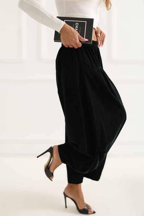 zamatové nohavice model 226453 Italy Moda