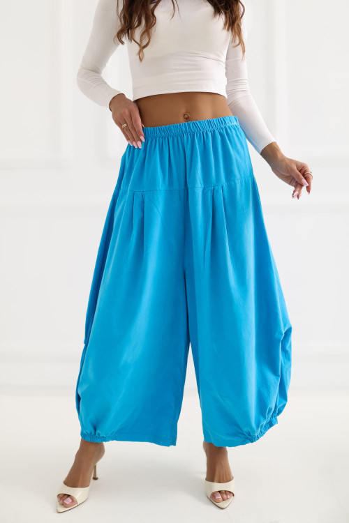 zamatové nohavice model 226455 Italy Moda