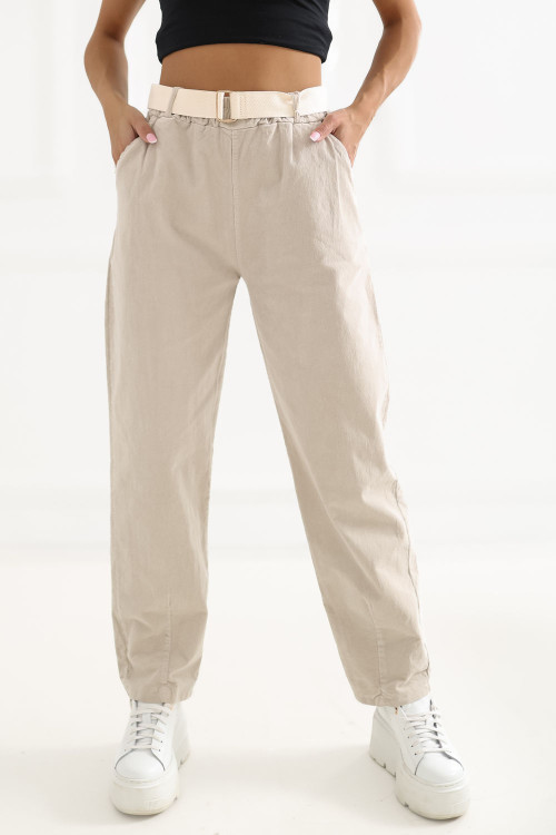 zamatové nohavice model 226459 Italy Moda