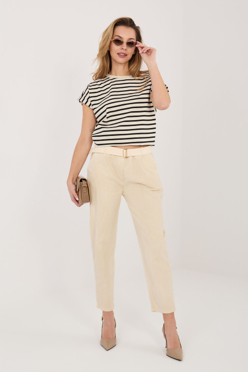 zamatové nohavice model 226478 Italy Moda