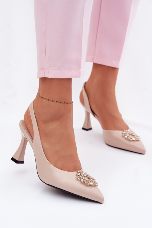 Sandále na opätkoch model 226502 Step in style