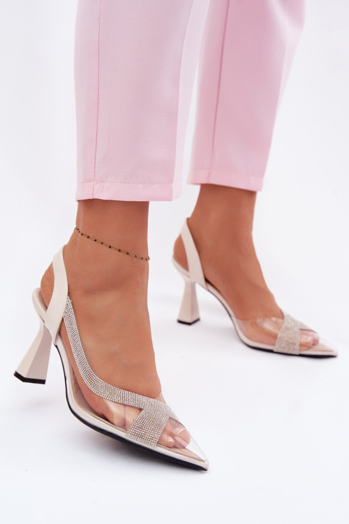 Sandále na opätkoch model 226503 Step in style