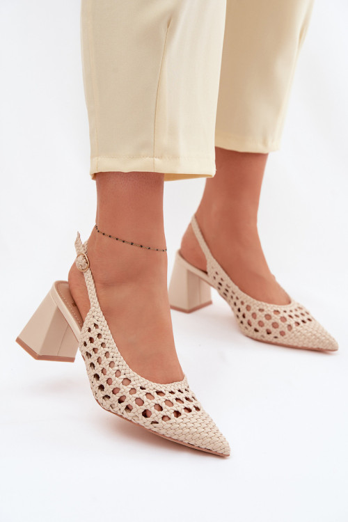 Sandále na opätkoch model 226506 Step in style